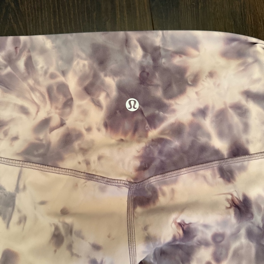 Lululemon Align Pant 28" Diamond Dye Pink Bliss Graphite Purple - Picture 6 of 7